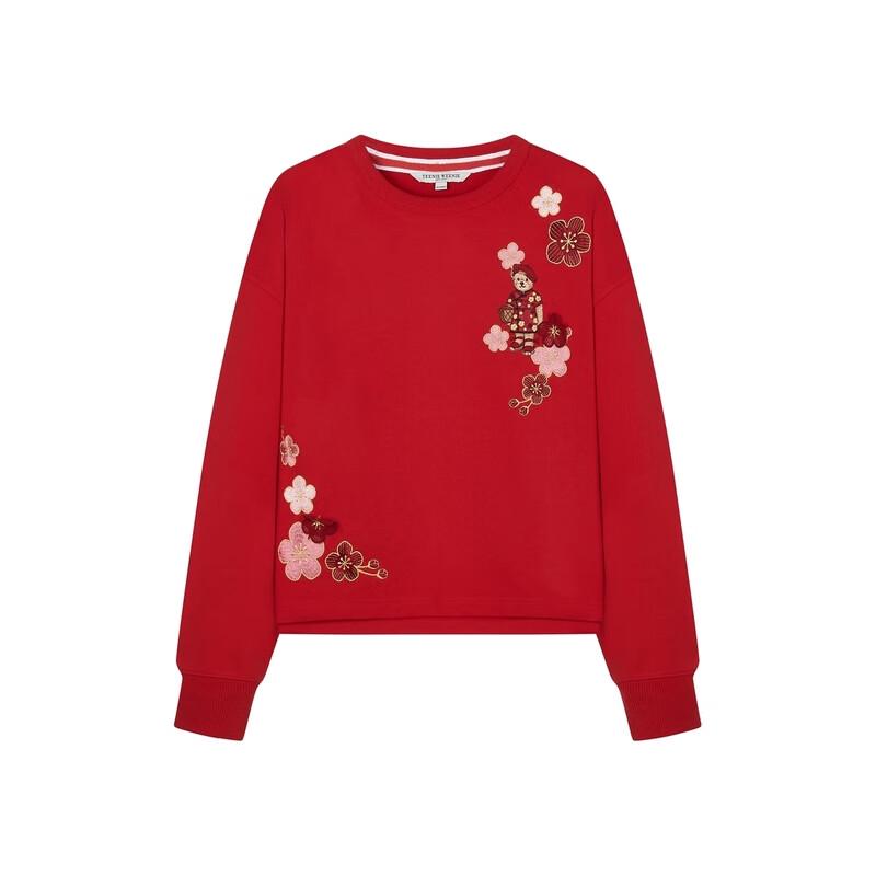 Teenie Weenie Women's Chinese New Year Bear Sweatshirt