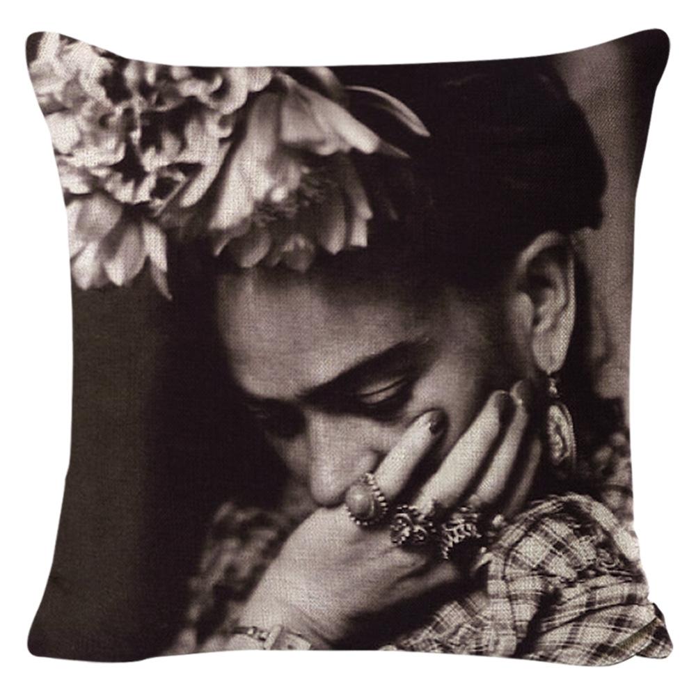 Kissenbezug Frida Kahlo Zierkissen Heim Sofa Kissen