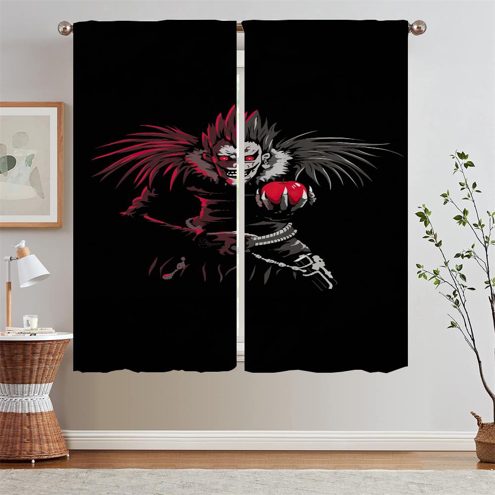 Modern Curtains Ready Anime Curtains for Kitchen Curtain Modern Home Decoration Christmas Blinds Blind Tulle in Kitchen Shades