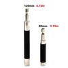 2pc 80/120mm Black Telescopic Connecting Rod Hexagonal Handle Extension Joint Sleeve Electric Tool Accessory Set