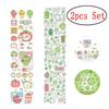210cm PET Sticker Tapes DIY Scrapbook Stickers Roll Aesthetic Washi Tape DIY Arts Crafts Album Phone Stationery Stickers