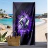 Melbourne Storm Print Beach Towel Soft Portable Quick?dry Towel For Pool Summer Vacation Outdoor Sport