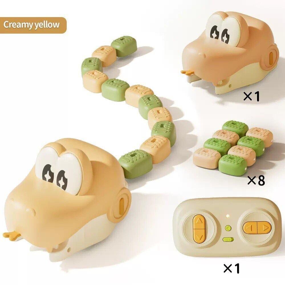 Sound and Light Magnetic Snake Game Toy Remote Control Competitive Snake Game Indoor Family Games