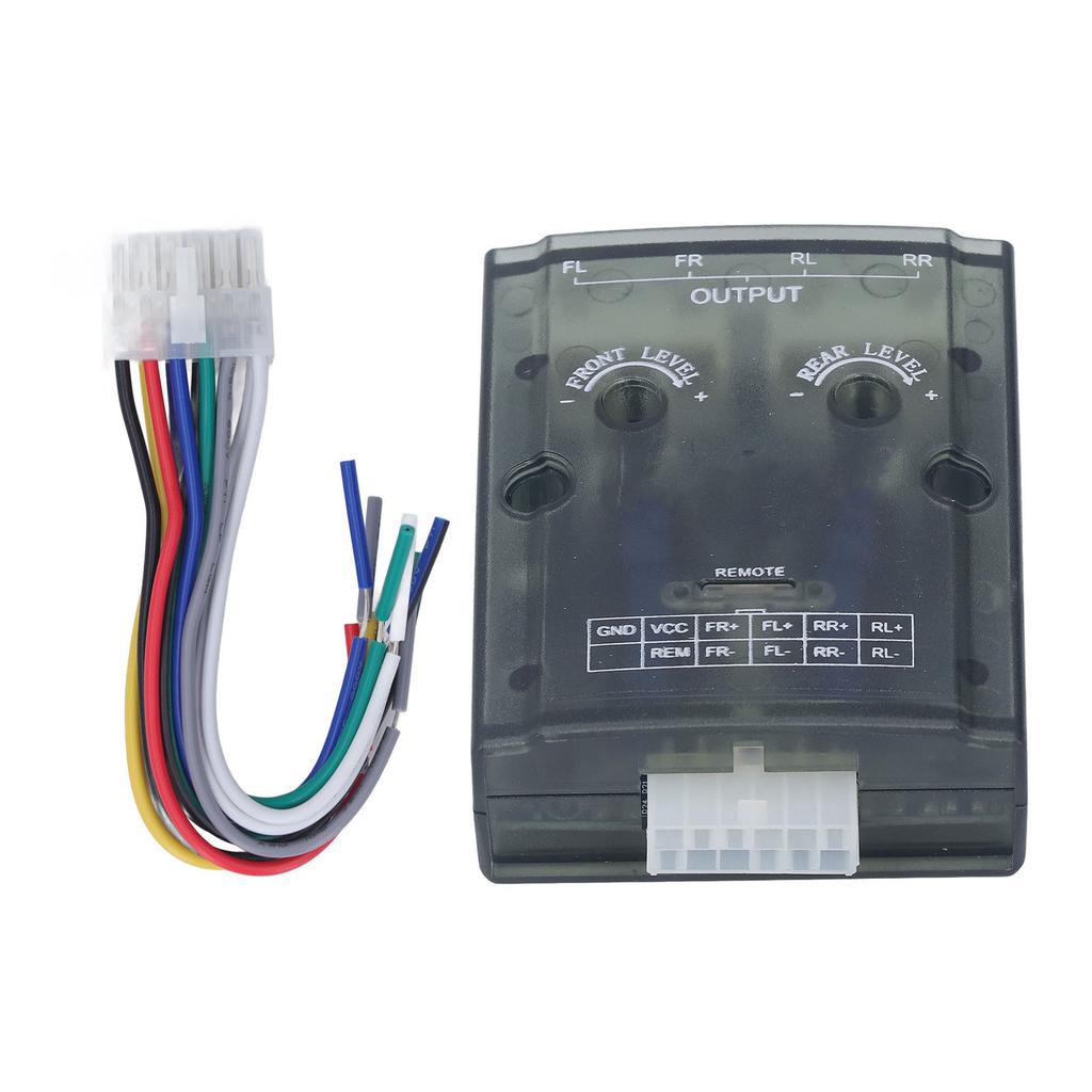 4 Channel Car Stereo Speak Delay Signal High To Low Converter 12V Amplifier for CD Player High and Low Adapter