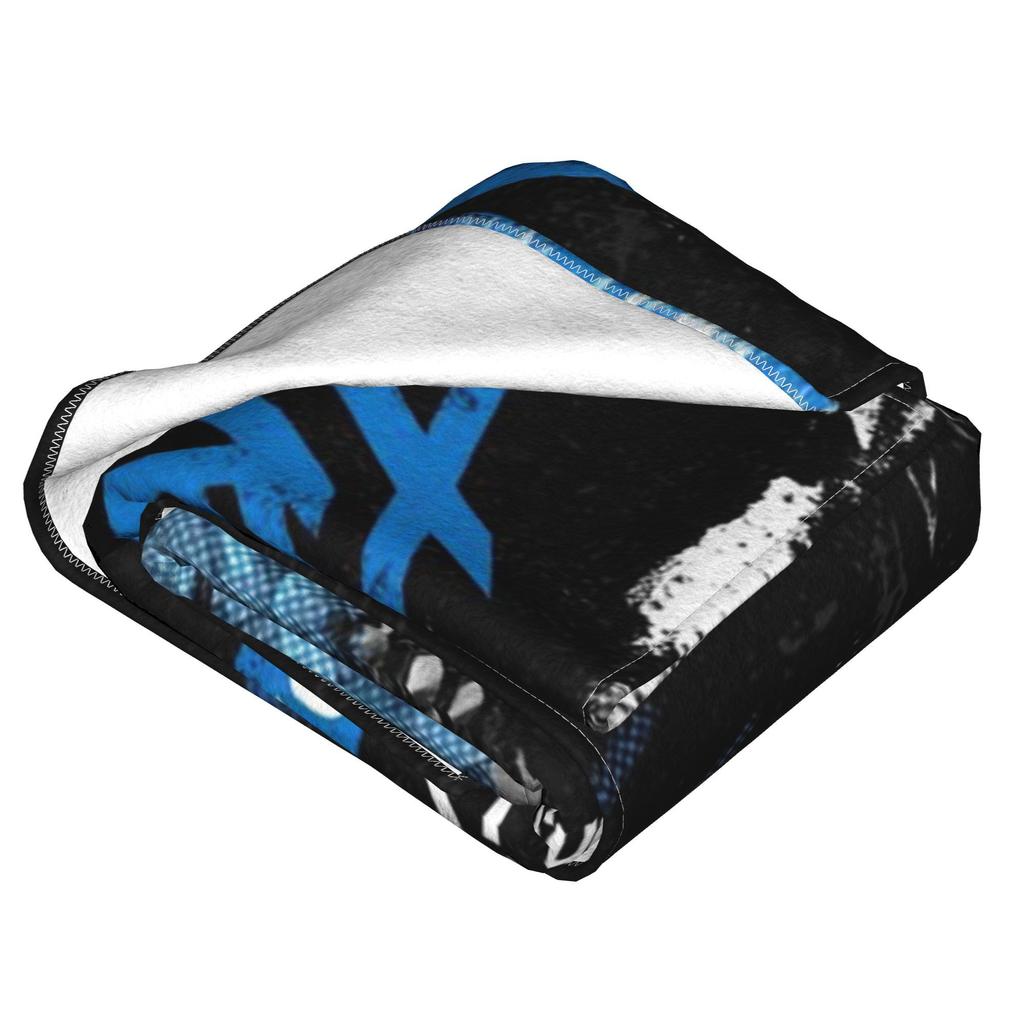 Funny Trueno Hip Hop Rapper Blanket Multi-function Flannel Sofa Throw Blanket for Couch Bedding Outdoor Throws Bedspread Quilt