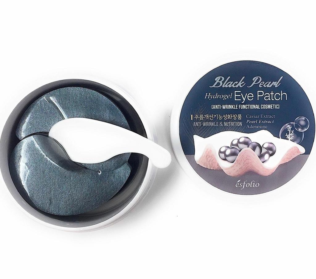 Esfolio Black Pearl Hydrogel Eye Patch, 60 Pcs/30pairs