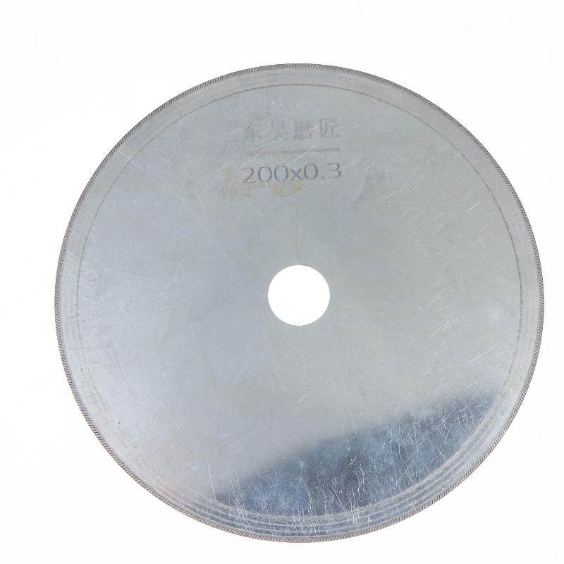 Thin Diamond Circular Saw Blade 80/100/110/120/150/200Mm Cutting Blades Arbor Disc Cut Jade Discs Agate Glass Gems Stone Slits