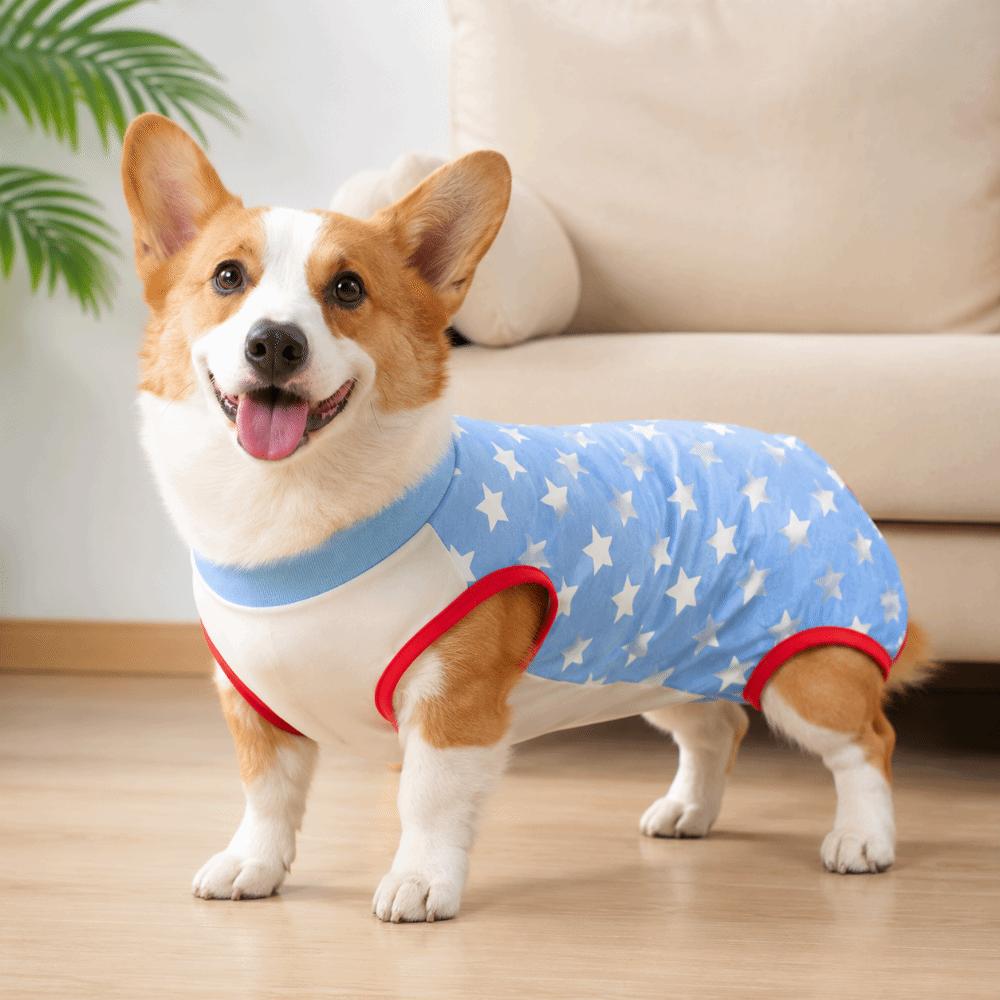 Easy Wear Dog Surgery Suit High Elastic Pet Neutering Suit Pet Weaning Clothes  Weaning Use