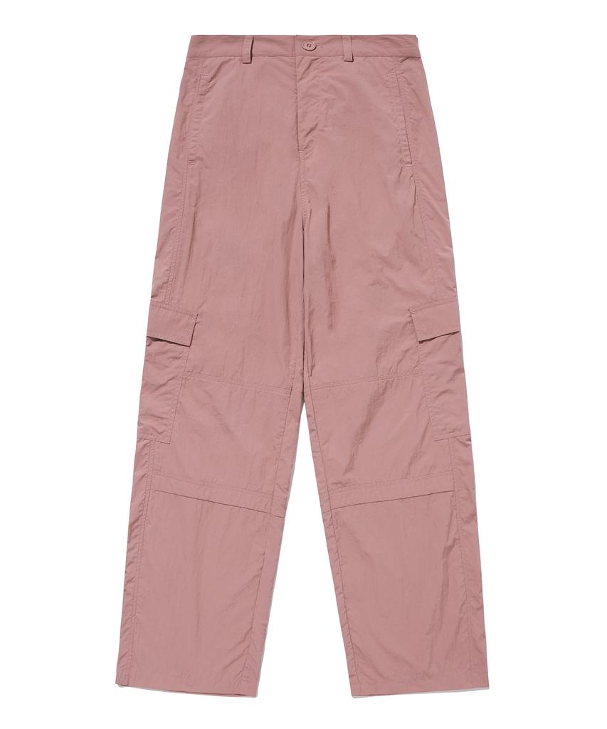 FALLETT Women'S Nylon Cargo Pants Pink
