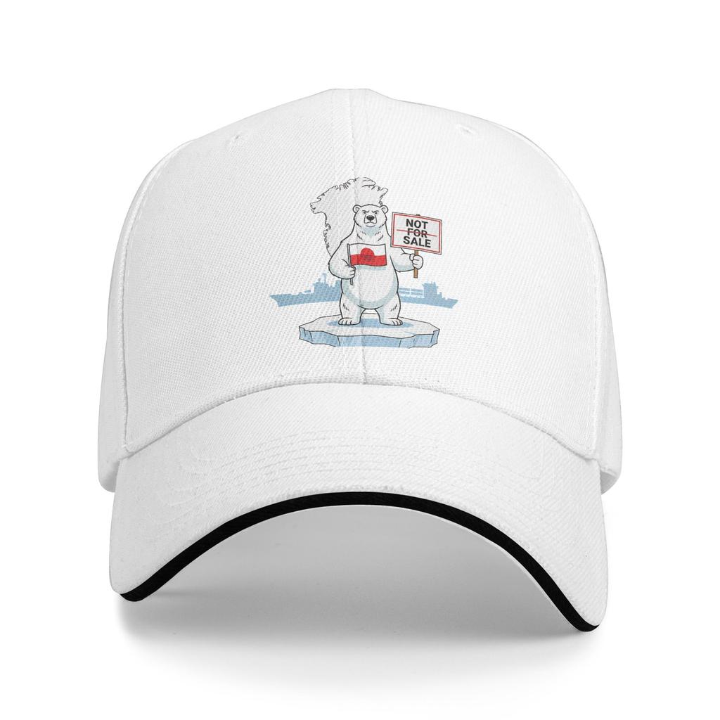 Summer Greenland Is Not For Sale Polar Bear Greenland Flag Baseball Cap Outdoor Gym Sun Trucker Hat Women Men Baseball Caps