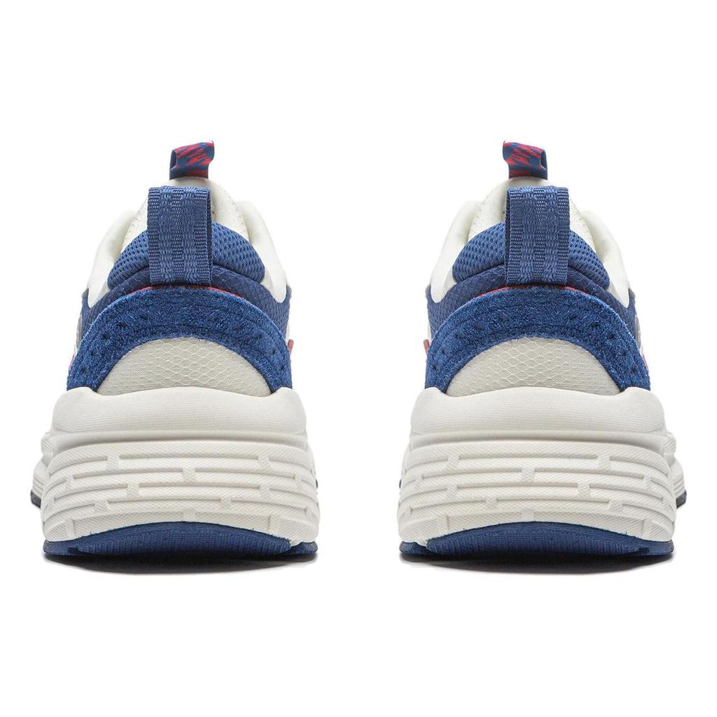 Li Ning Comet LITE Yi Star LITE Cushioning Slip Resistant Low top Casual Shoes Men's White Blue AGCT503-2