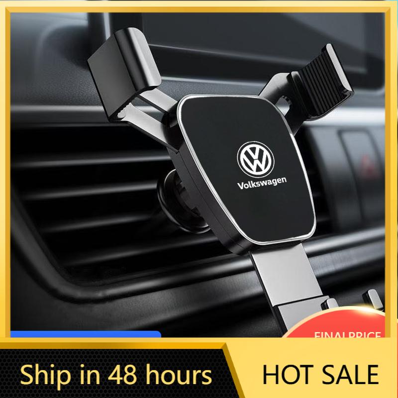 PCVHD1 Styling Mouldings Gravity Car Phone Holder Air Vent Clip Cell Phone Stand Support Interiors For Volkswagen VW RLine R Golf Amaro