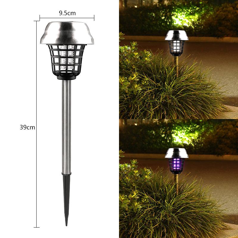 Waterproof Solar Electric Mosquito Killer Lamp for Outdoor Garden Use
