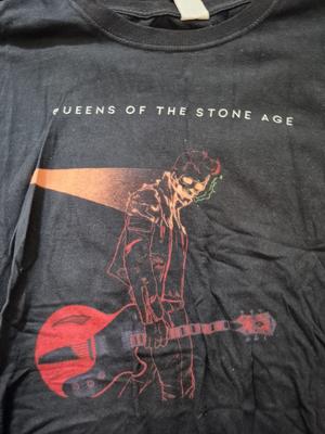 Queens Of The Stone Age חולצת טי שירט יוניסקס מכותנה נדירה לגברים TT290