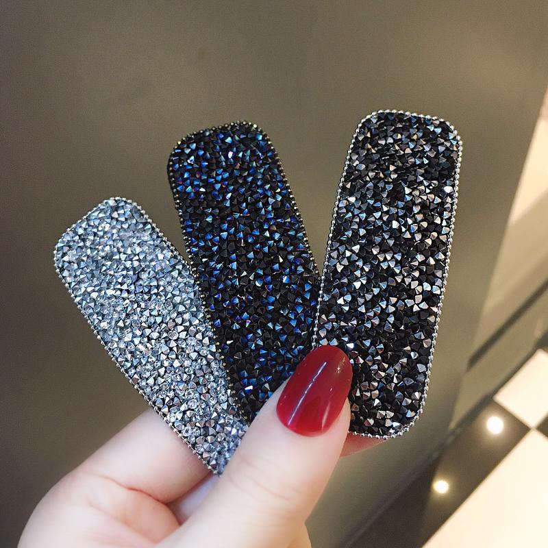 

Корейские элегантные хрустальные заколки для волос блестящие стрижки для волос Barrettes для женщин девушки Аксессуары для волос