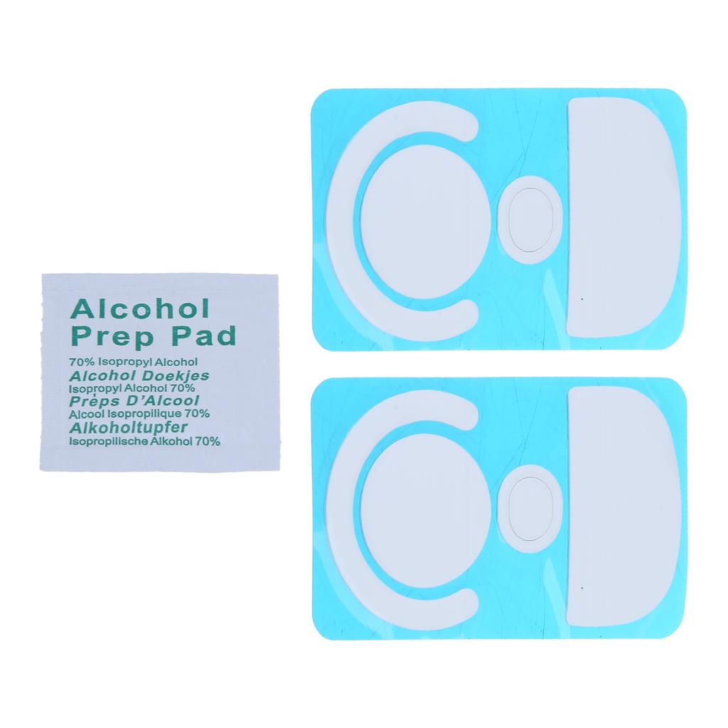 2Set Mouse Feet Mouse Skates Stickers Pad Rounded Glides Curved Edges Replacement for GPXS GPW Mouse