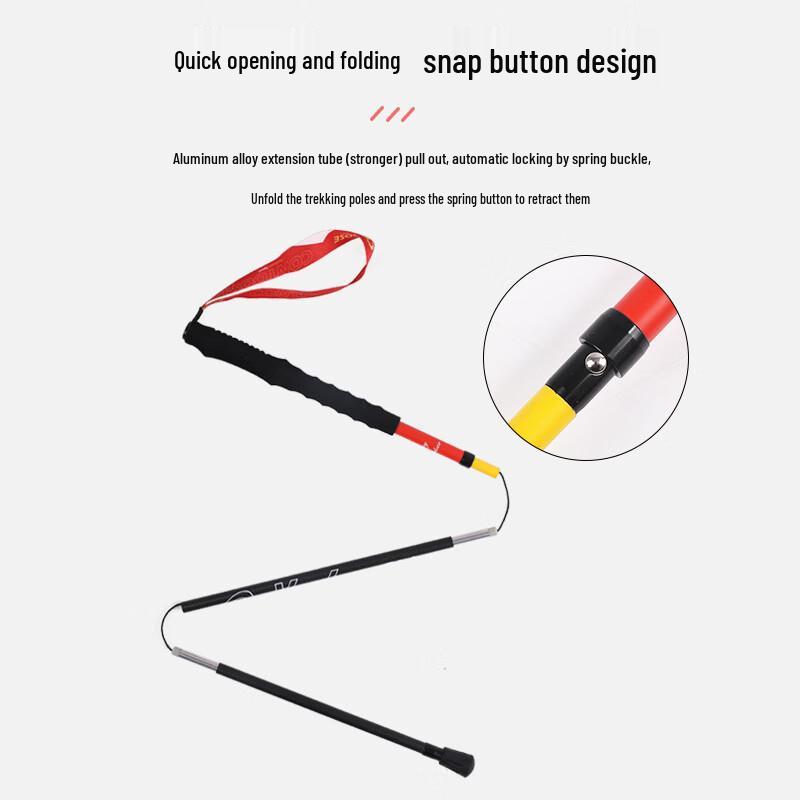 Reflec 3K Carbon Fiber Folding Trekking Pole