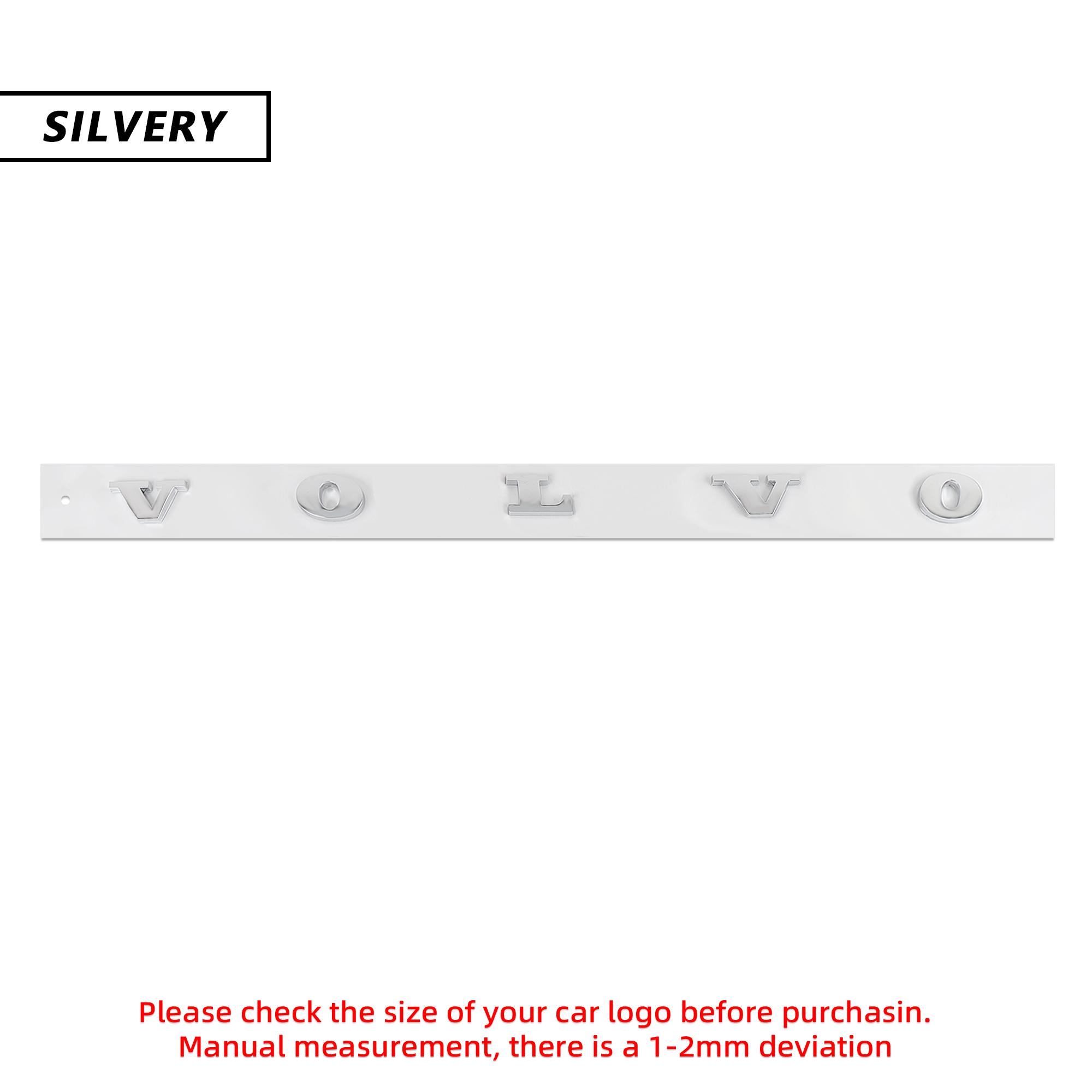 

3D ABS Car Trunk Emblem Decal Letters Sticker Badge Accessories For Volvo XC90 V90 V60 XC60 V40 S80 S60 S90 C40 XC40 V70 XC70