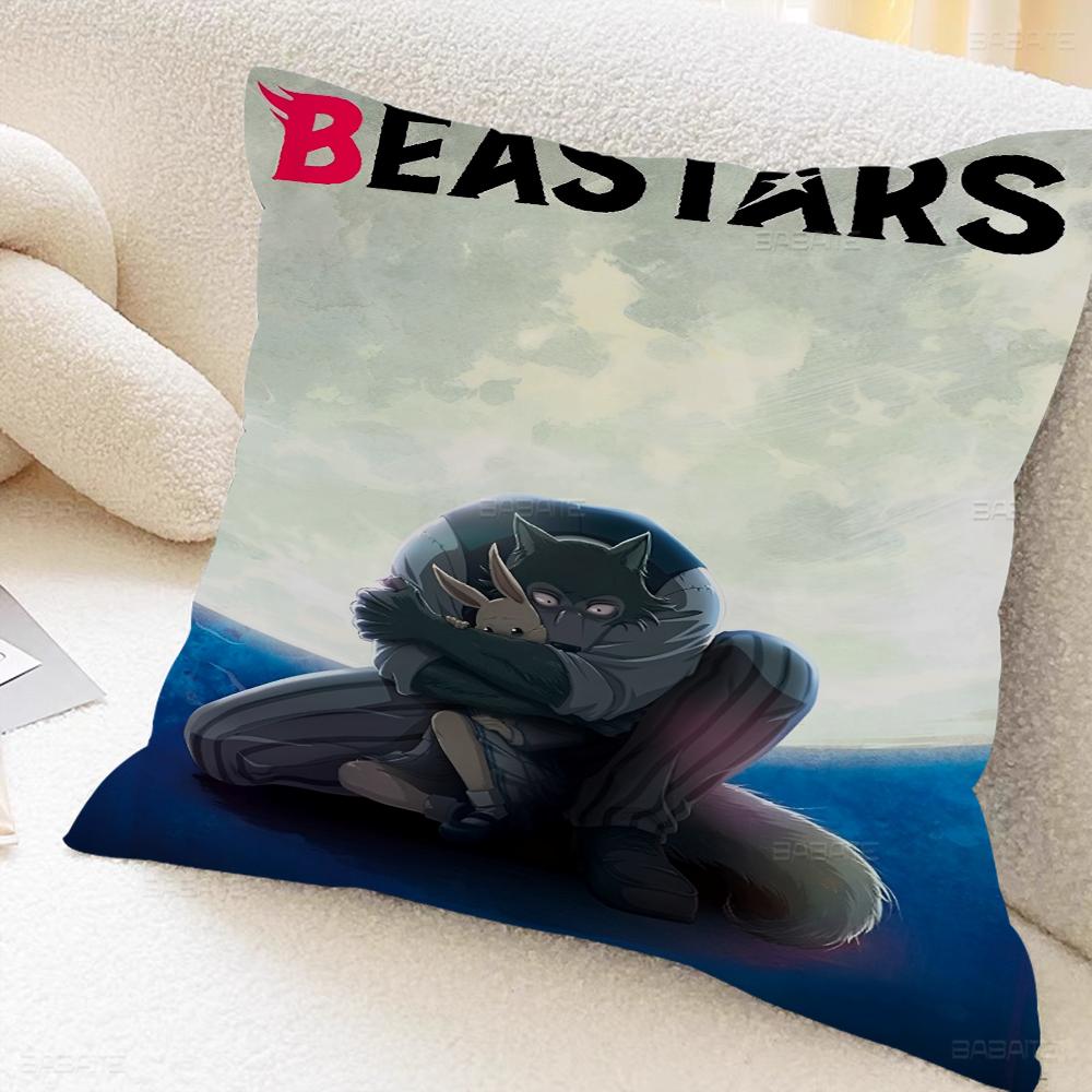 B-bEASTARS Cartoon Cushion Cover Car Throw Pillow Case For Sofa Car Christmas Gift 40x40cm 45x45cm