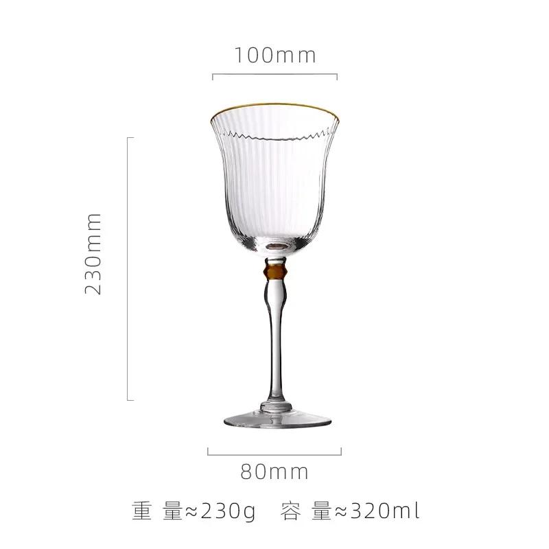 Nordic Phnom Penh Wine Glasses Champagne Glasses Model Rooms Wine Utensils Soft Furnishings Table Ornaments Glasses