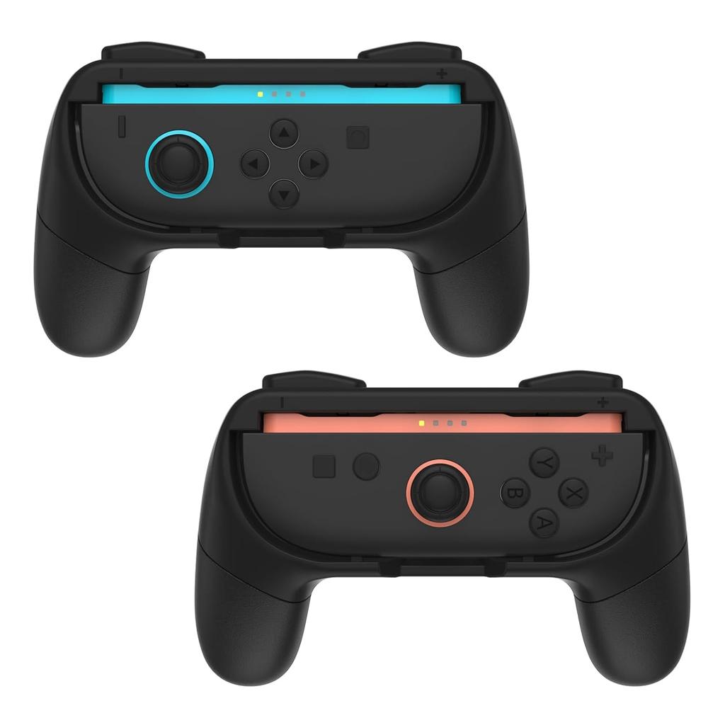 Hand Grip for Nintndos Switch2 Controllers, 2-Pack Wear-Resistant Grip Handle Kit for Switch2 Joy-Cons