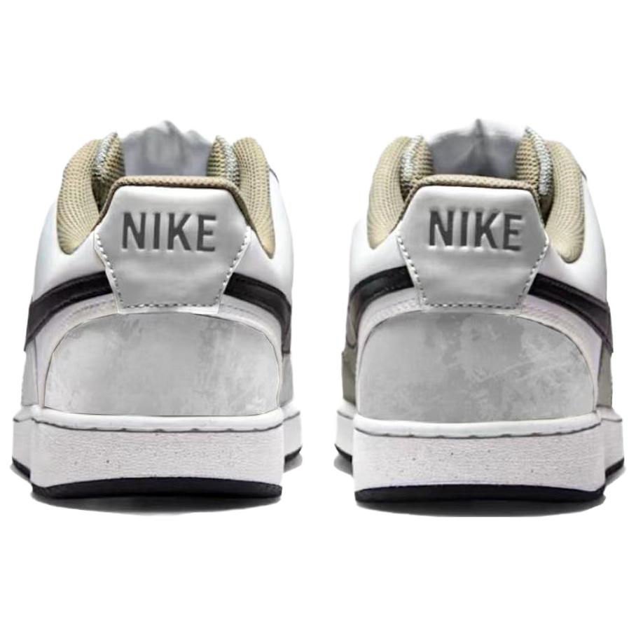 Nike Court Vision Synthetic Leather Slip Resistant, Abrasion Resistant, Lightweight Low Top Skateboard Shoes Men's Gray IM0459-104(Team1914-)