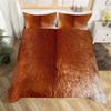 Cowhide Duvet Cover Queen Microfiber Western Farmhouse Animal Skin Fur Bedding Set 2/3pcs For Kids Teen Cattle Cow Quilt Cover