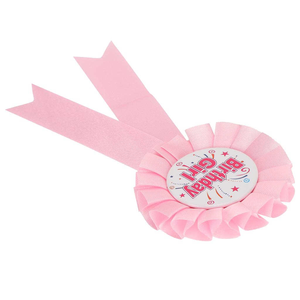 5Pcs Brooch Pin Ribbon Rosette Badge for Special Party Decoration Clothing