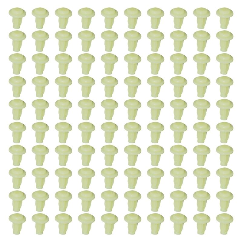 100Pcs Silicone Cabinet Door Bumper Cushion Silicone Hole Plugs NonSlip Bumper Feet Pads Cabinet Door Grippers