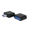 Hliníkový adaptér typu C na USB černý Adaptér USB typu C samec OTG konvertor USB-C pro port typu C