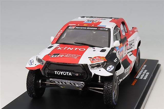 

IXO Scale Toyota GR DKR Hilux GR 2023 Dakar Rally Murphy 1/43 T1+ #205 G.d. Villiers/D.