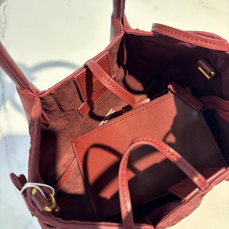 26 Borsa da Donna in Vera Pelle Intrecciata a Mano Tinta Opaca Borsa a Shopper Cesto di Verdura a Spalla