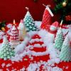 Luoye Christmas Tree 3D Candle Soap Mould DIY Candle Epoxy Mold Handmade Candles Aroma Wax Soap Molds for Decoration
