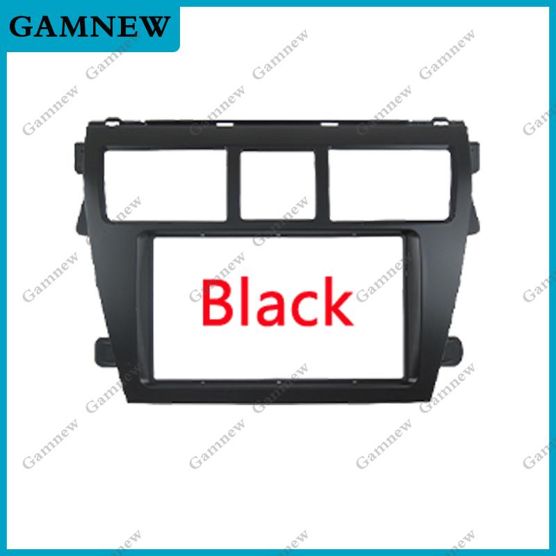 7 Inch Car Frame Fascia Adapter Android Radio Dash Fitting Panel Kit For Toyota Vios Belta Yaris Sedan 2006-2012