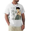 Lovely Korean Unisex In A Tealgreen Hanbok Tshirt Basic All Season Solid Tshirt