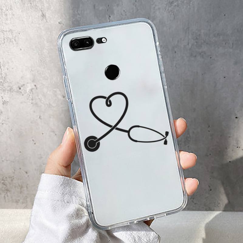 

Чехол для телефона медсестра медицина врач прозрачный для Huawei honor P mate 40 20 30 10 50 i 9 x mate pro lite 8a honor 20lite