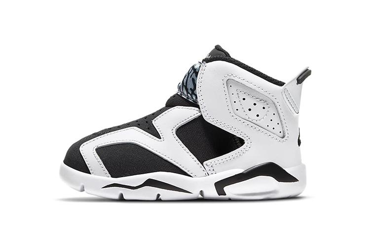 Air Jordan 6 Retro Little Flex TD  White Black  23.5