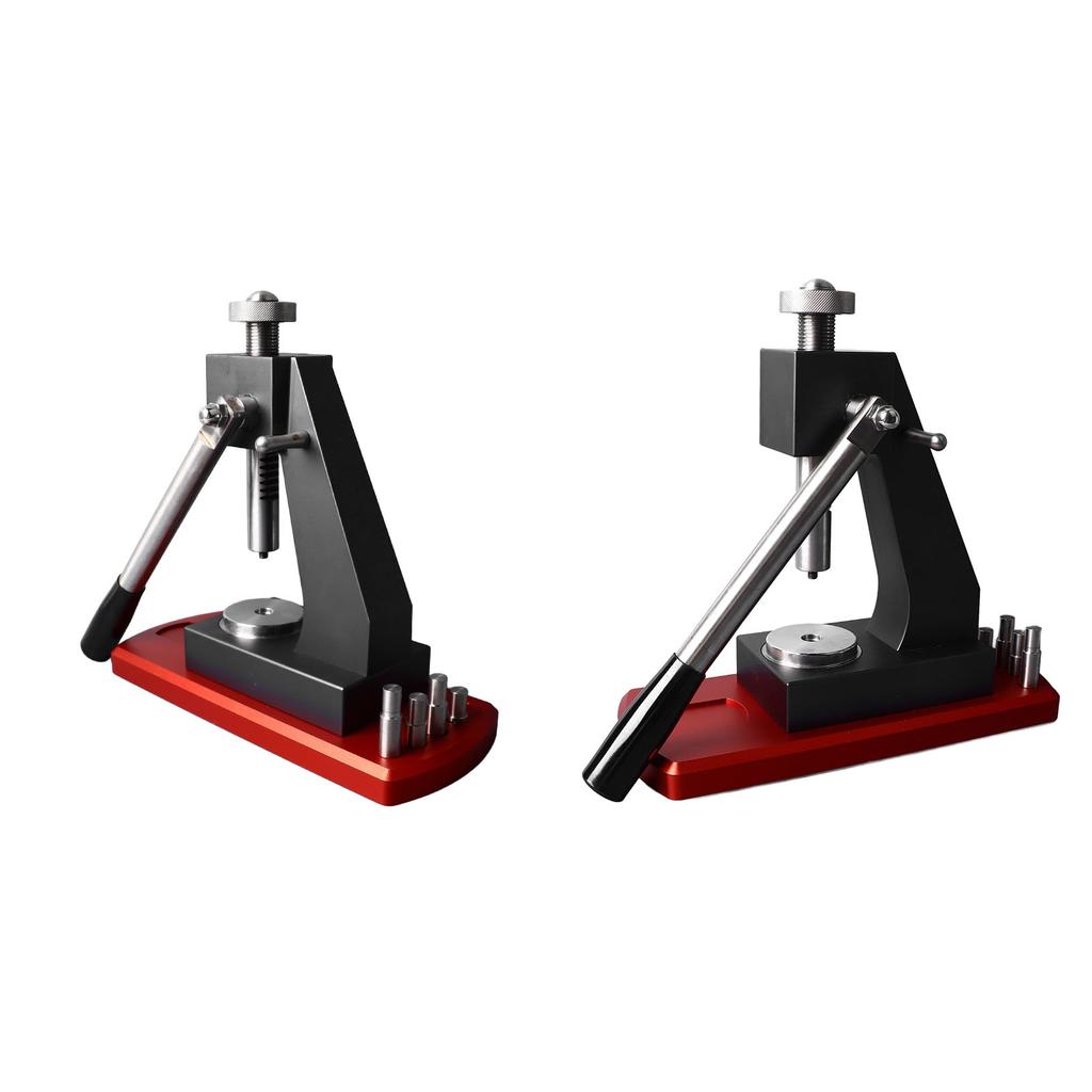 Watch Press Tool Set Watch Back Pressing Machine Bottom Pressing Bench Metal Repair Tools Set Red Grey