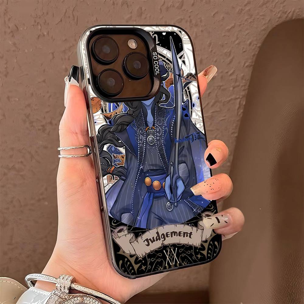 Horror Game I-Identity V Tarot Cards Colorful Phone Case For IPhone 17 16 15 14 13 12 11 Pro Max Plus Matte Cover iPhone 14 pro