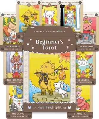Tarot Bear Tarot with Meanings In Japanese Beginner's Luna's Edition Beginner's
