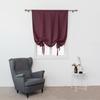 Solid Color High Precision With Rope Short Curtain Through Rod Blackout Curtain Living Room Decoration