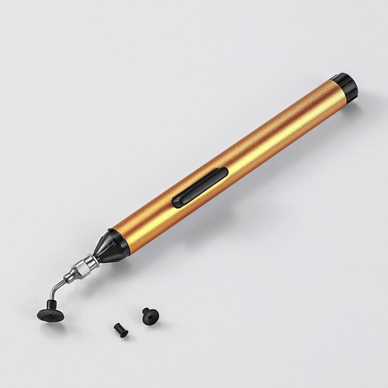 

Ручная вакуумная присоска для микросхем, ручка для захвата припоя, набор ручных инструментов с 3 размерами, альтернатива пинцету золотой