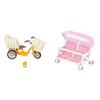 Sylvanian Families Furniture Three-Person Bicycle C-625 Two-Person Stroller C-214Set Purchase