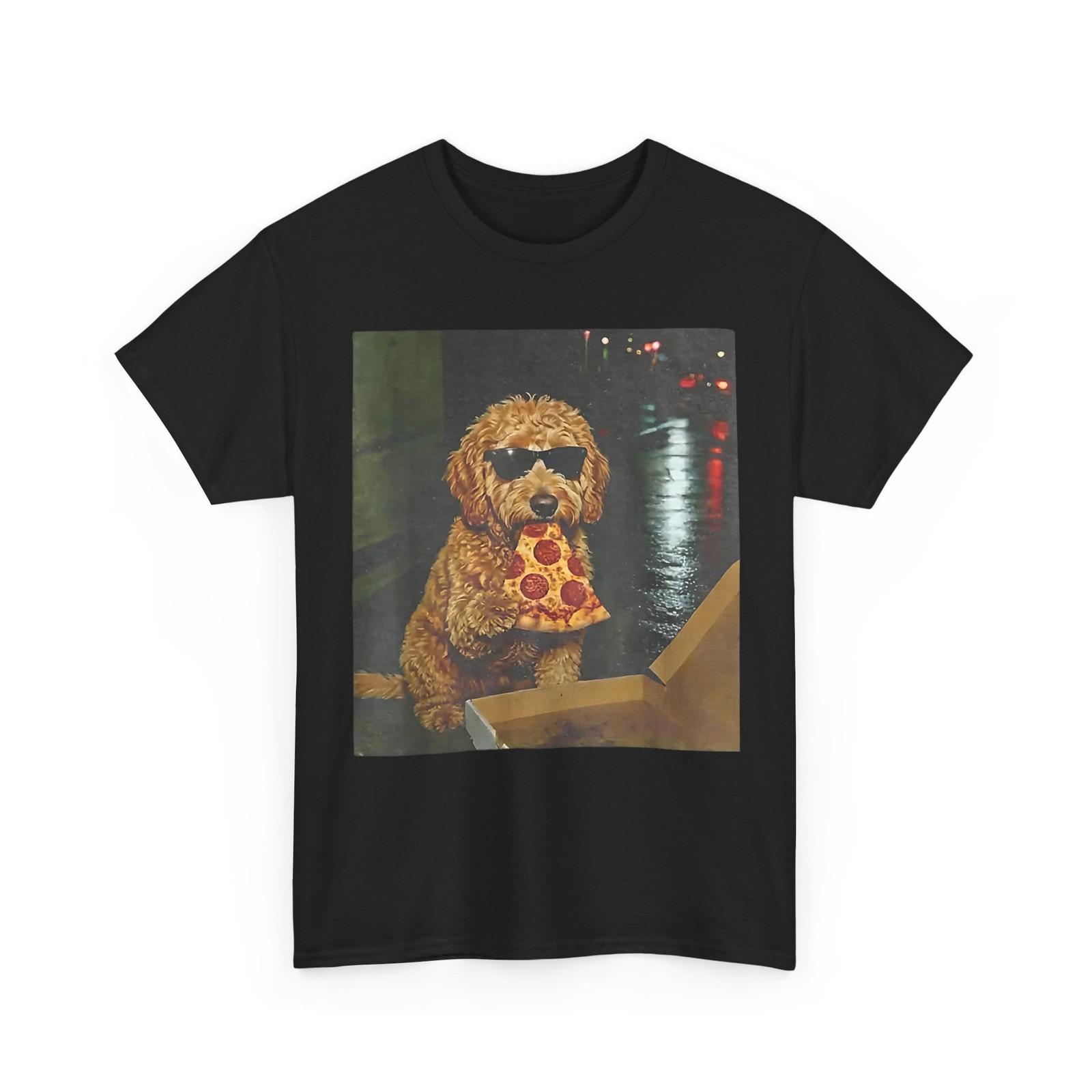Dog Eating Pizza Shirt, Funny Goldendoodle Meme Lovers Women Men Shirt S разноцветный