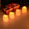 Litake LED Candles, Plastic Candlelights, Set of 24, Stylish and Relaxing, Unscented, Warm Color, Flickering Flame, Perfect for Birthdays, Christmas,