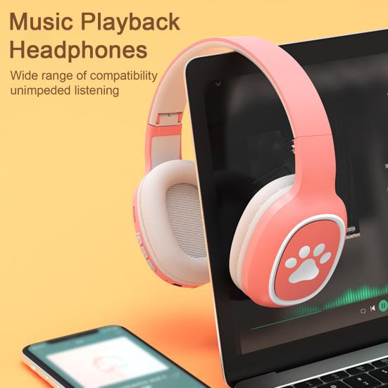 Bezdrátová sluchátka s aktivním potlačením hluku HiFi zvuk Podpora paměťové karty Skládací Bluetooth-kompatibilní 5.3 Náhlavní soupravy