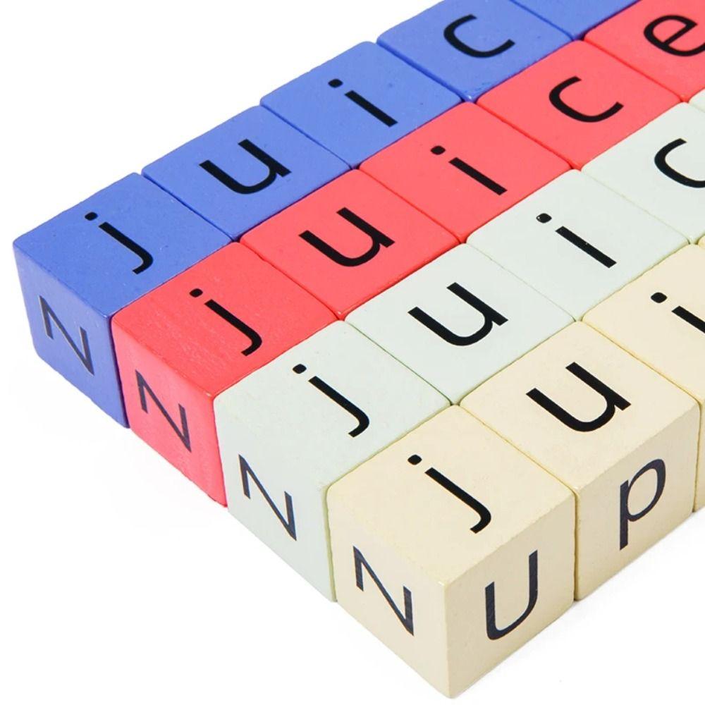 Alphabet Alphabet Spelling Game Wooden Puzzle Letter Spelling Block Spell The Word Game  Kids Gift