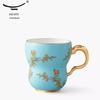Auratic Madam Porcelain West Lake Blue Orchid Heart Tea Cup (280ml)