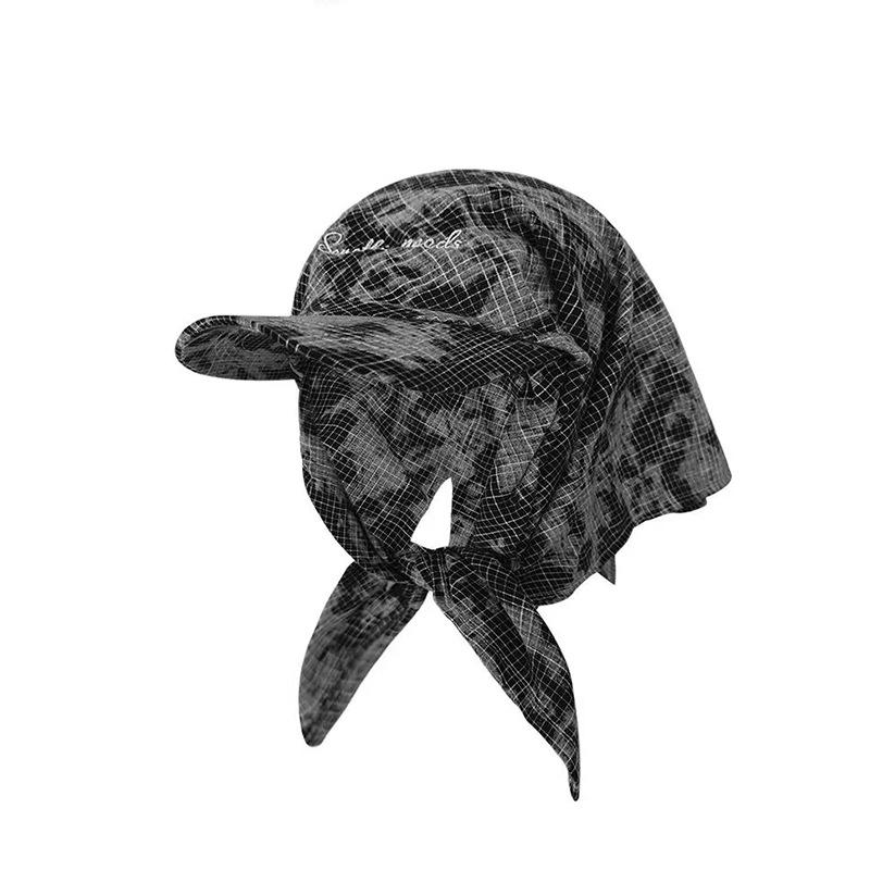 

Корейская версия, Повязка на голову с клетчатым ремешком, Шляпа-утка, Мужская и женская, Дофамин, Шляпа от солнца и защиты от солнца, Уличная шляпа-цилиндр Adjustable