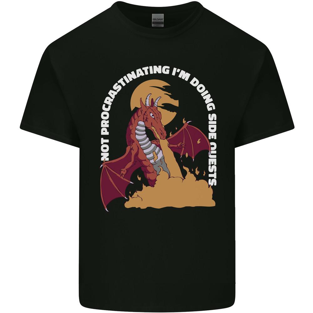 Side Quests Funny Role Playing Games RPG Mens Light Cotton T-Shirt Unisex T-Shirt M